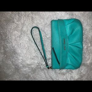 Teal Juicy Couture wristlet. Gently used